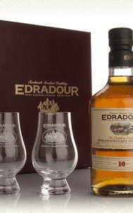 Edradour 10 Years Old + 2gl./ Эдраду 10 лет + 2 бокала