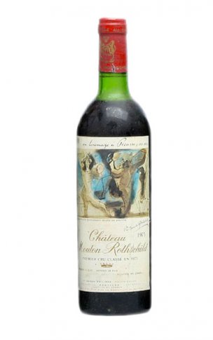 Chateau Mouton Rothschild 1973 / Шато Мутон Ротшильд 1973 года 