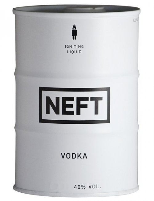Vodka Neft White Barrel / Водка Нефть Белая 